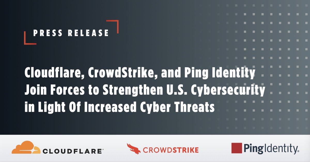 ⚡️ NEWS ⚡️ @Cloudflare, @Crowdstrike & Ping have joined forces—launching a new Critical Infrastructure Defense Project to provide comprehensive, no-cost cyber protections for US hospitals & water/power utilities. Details: ow.ly/qJXJ50IbFWI #cybersecurity #pingpartner