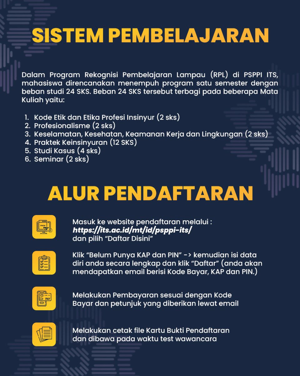 its_campus's tweet photo. Mari meraih Insinyur Profesional anda di PS PPI-ITS

Silahkan konsultasikan pendaftaran anda di 081280667093 (Yusra)

#ppiindonesia #insinyur #insinyurindonesia #teknikindonesia #teknikdaily #mmtits #dmtits #ITSCampus #ITSSurabaya #SIMTITS https://t.co/y3UuKlKhIx