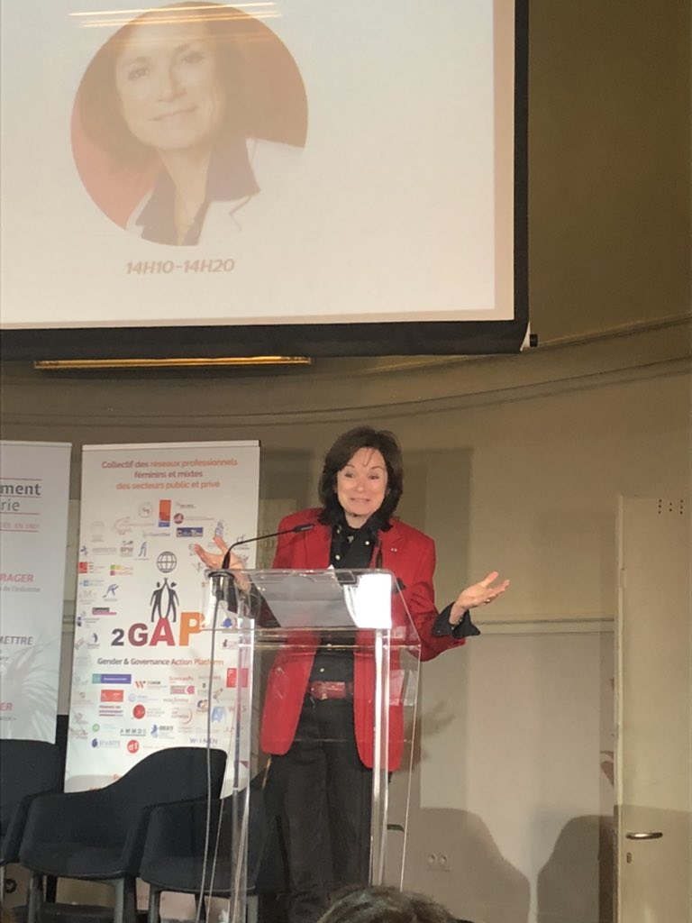 📣Ouverture des débats des assises avec <a href="/SPBrossolette/">Sylvie Pierre-Brossolette</a>, Présidente du <a href="/HCEfh/">Haut Conseil à l'Egalité</a> 

#parité #womensrights #mixité #Assises2GAP