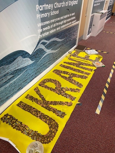 Well done, Partney School community!  We haven't finished counting yet but at the end of Friday afternoon, we had raised £116.00 for the <a href="/BritishRedCross/">British Red Cross 🧡</a> Let's keep going everyone! <a href="/lincolndbe/">@LincolnDBE</a>