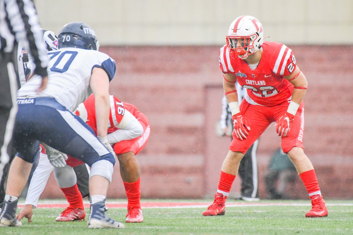 CortlandFB's tweet photo. 🔴Dragon of the Week🐉

Week 5
Devin McArthur
📕 Junior
📚 Sport Management
🏈 Linebacker
#️⃣ 22
🏡 Saratoga Springs HS
📍 Satatoga Springs, NY

#DragonRising https://t.co/kgnnPM5hgk