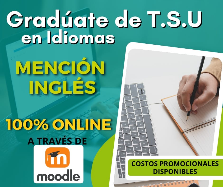 IutsoVe's tweet photo. Gradúate de TSU en Idiomas, mención INGLÉS.

Cada vez más cerca de ti, no pierdas esta oportunidad y fórmate con los mejores.

¡Desde donde estés!

Nuestros estudios llegan a ti con un programa totalmente #VIRTUAL⁣

Contáctanos al DM para enviarte la información más detallada. https://t.co/XcY6keMfrE