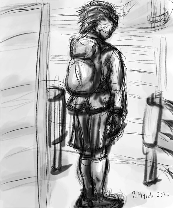 Hageus_Hagekura's tweet photo. 帰宅するとすぐ眠くなってしまう 腹立たしい
#AdobeFresco #毎日のコンポジション #日々描く #ジェスチャードローイング #dailycomposition #gesturedrawing #quickdrawing #lifedrawing #artpractice https://t.co/Mqer1yXR0b