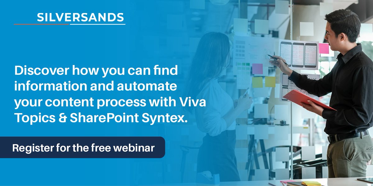 Register for our #FreeWebinar on March 17th introducing #VivaTopics &amp; #SharePointSyntex, showcasing #KeyFeatures &amp; reflecting on how its services fit into the #MS365 ecosystem: okt.to/CHbpW2