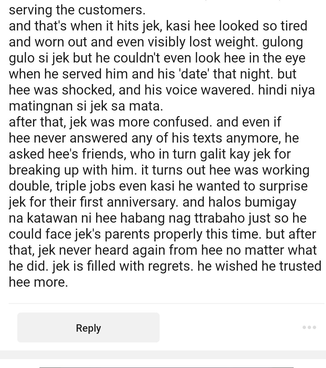 hjkflirts's tweet photo. ang lungkot ko na... ANG LUNGKOT!

basahin niyo to please. promise, tumulo luha ko dito :'( https://t.co/VfNolGxAXh