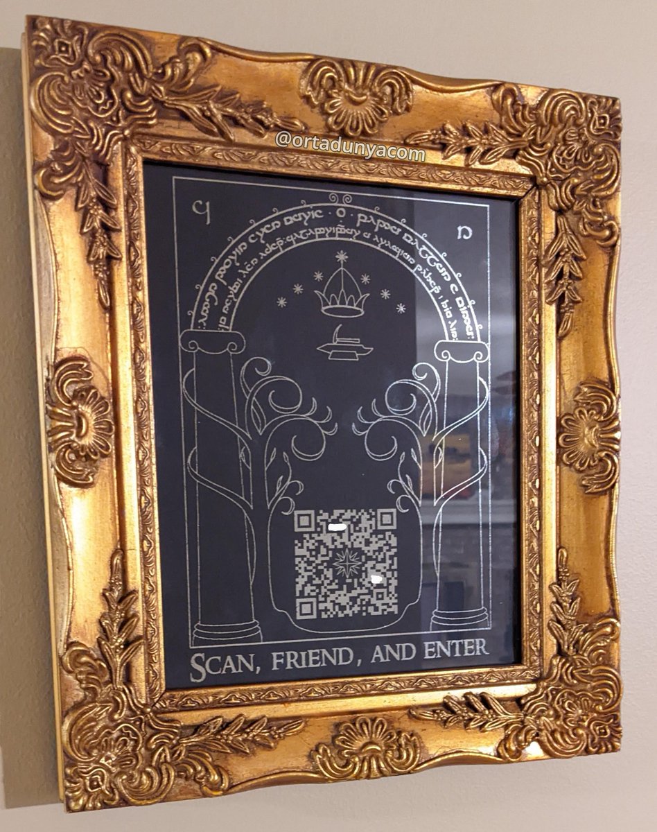 Misafirler için QR kodlu WiFi şifresi.

"Tara dost ve öyle gir."