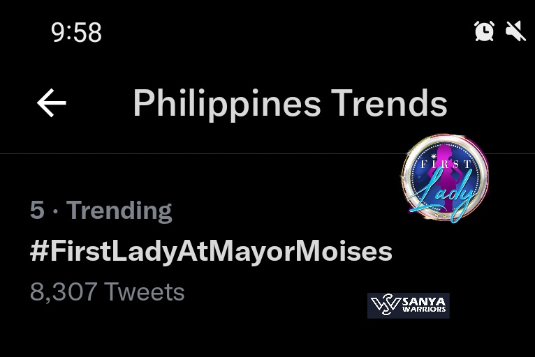 SanyaWarriors's tweet photo. Nood lang sa GTV ng First Lady.
8.3k tweets na
#FirstLadyAtMayorMoises @sanya_lopez @akosi_LA @JojoNones @GMADrama @Sparkle_GMA https://t.co/Q66jEjTMCX