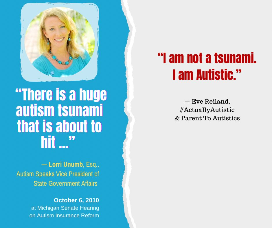 BadassActivist's tweet photo. Autistic people are not a tsunami. We are #ActuallyAutistic.
#EndAutismSpeaks Monopoly on #AutisticHealthcare & #BanABA
Hello @autismspeaks My children are not a tsunami.
#RedInstead #StopBigAutism #AutisticHistory #autism #AutisticRevolution2022 https://t.co/qE65wU2PNO