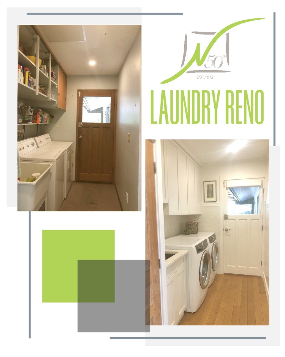 NorelcoCabinets's tweet photo. Before and After Laundry Room Renovation!
.
Laundry room designs prove that the home's most common multifunctional space can be both beautiful and efficient.
.
#norelcocabinets #spacesforliving #customcabinetry #laundryroom #renovation #reno #beforeandafter https://t.co/ncmTonne7g