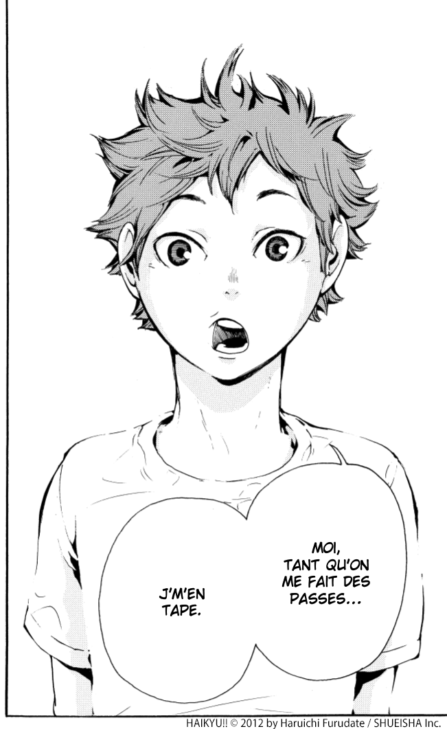 Kazemanga_fr's tweet photo. La raison pour laquelle on aime tant Hinata : sa simplicité ❤️ #Haikyu https://t.co/HIZl2tVafN