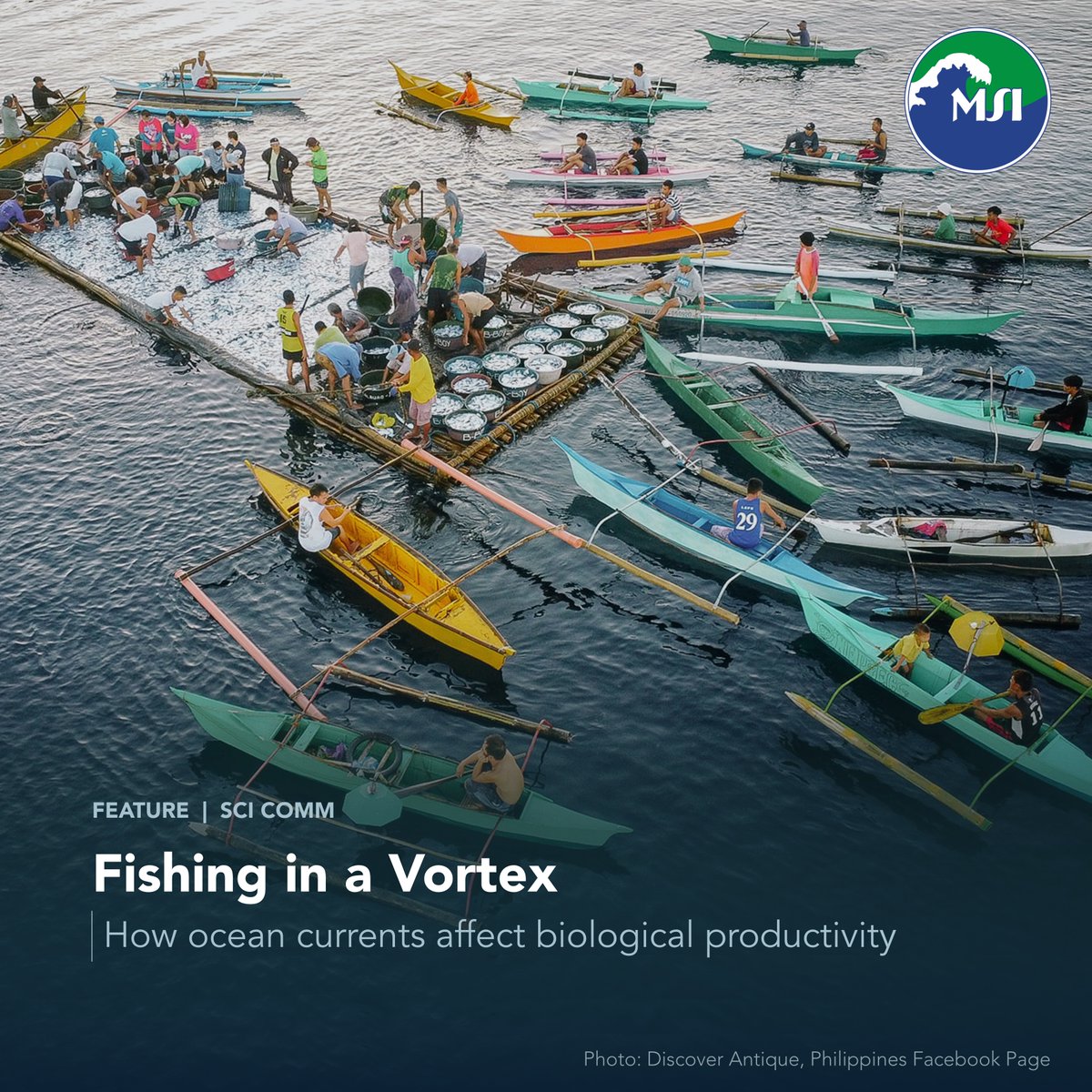 up_msi's tweet photo. How do monsoon patterns affect fish catch?
Read our feature on Dr. Charina Lyn Amedo-Repollo’s paper on surface currents and eddy formation in Panay Strait and their implications on local fisheries: https://t.co/hitBCUjRVu
#SciComm #PanayStrait #OceanCurrent https://t.co/2oEWNEz0PP