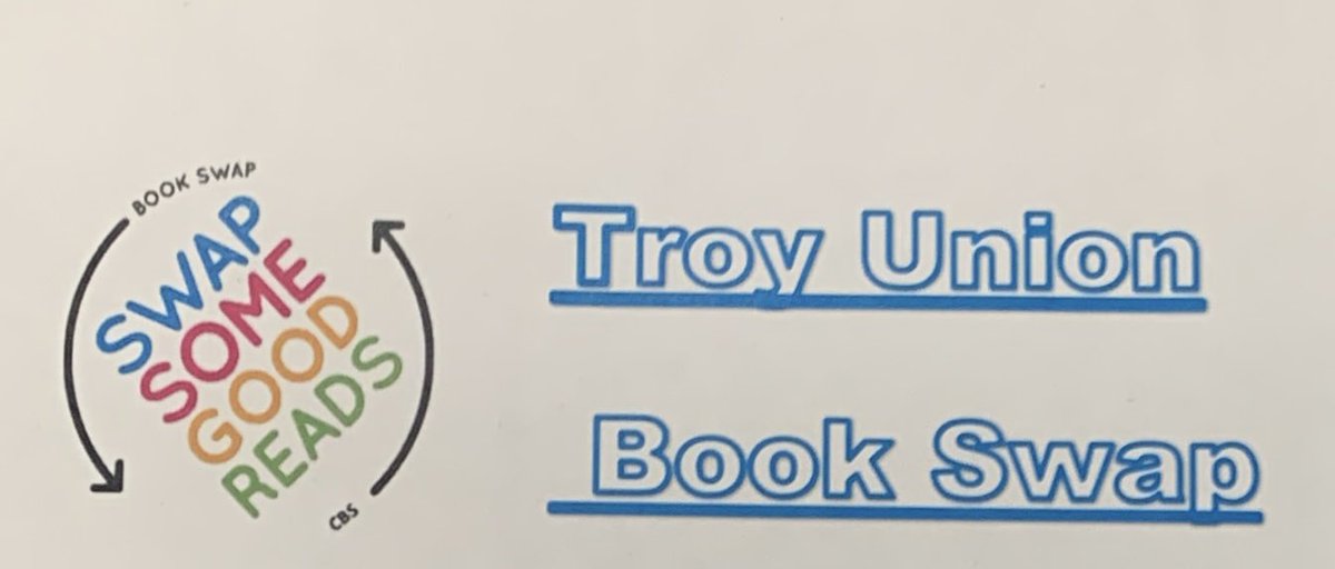 TU! Don’t forget to send in your books this week for Book Swap which is next week, starting Tuesday March 15th!
