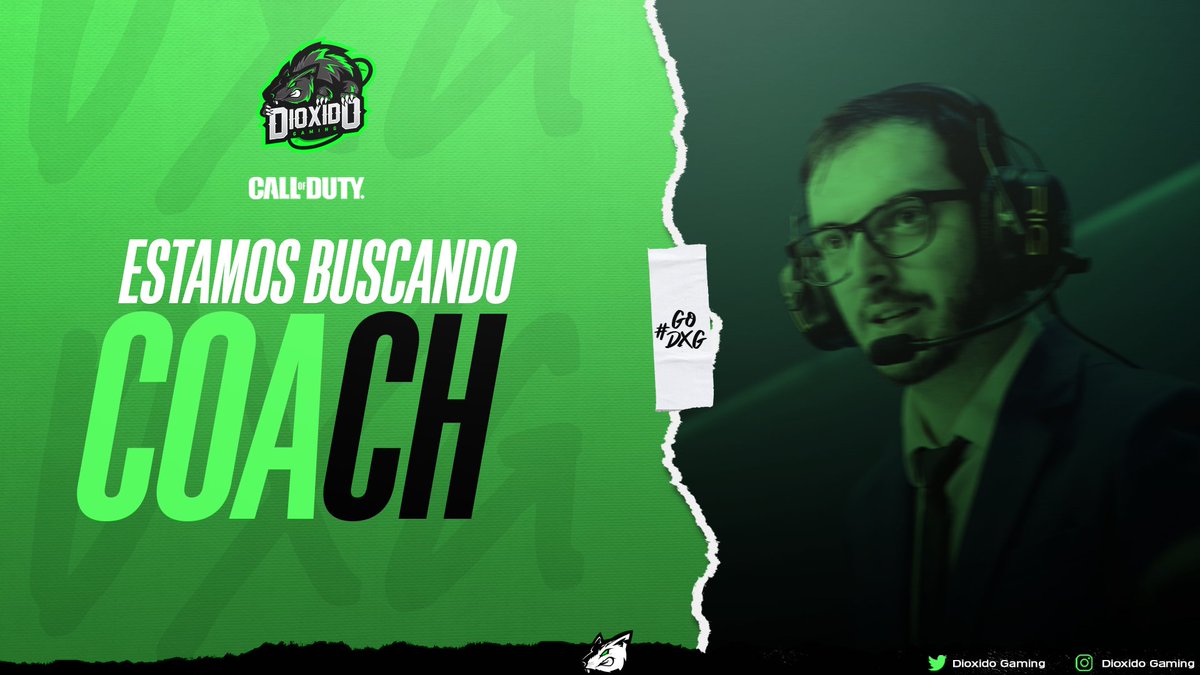 !!Estamos en búsqueda  de coach para la escuadra de COD más info por MD!!
 <a href="/LATChallengers/">#LATAMChallengers</a>
 <a href="/FreeAgentsLATAM/">FreeAgentsLATAM</a>
 #LATAMChallengers

Se agradece RT!!
