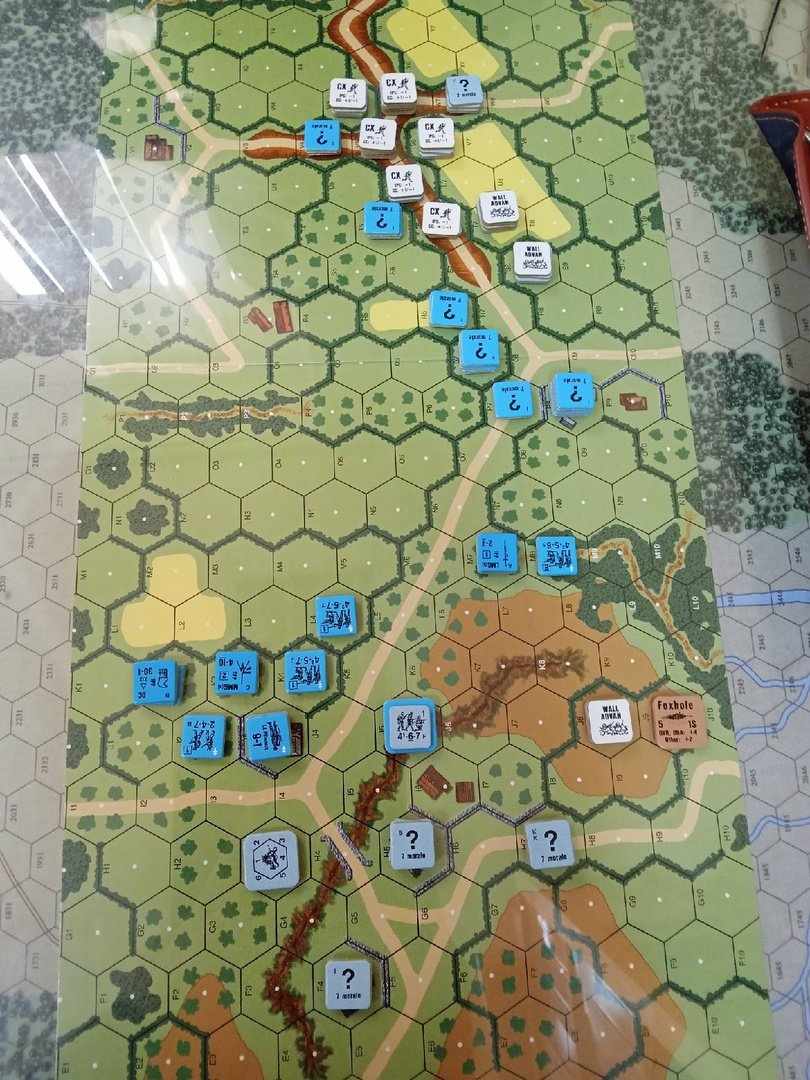 hexandcounter's tweet photo. Replayed one of my favorite @MultiManPub ASL scenario FT213 Up the Liri Valley. Played French almost year ago, this time took Germans. French started south attack well, but gave up the elevated road too early, so Germans were able to pincer them from the both flanks. https://t.co/OXIFtOfXLh