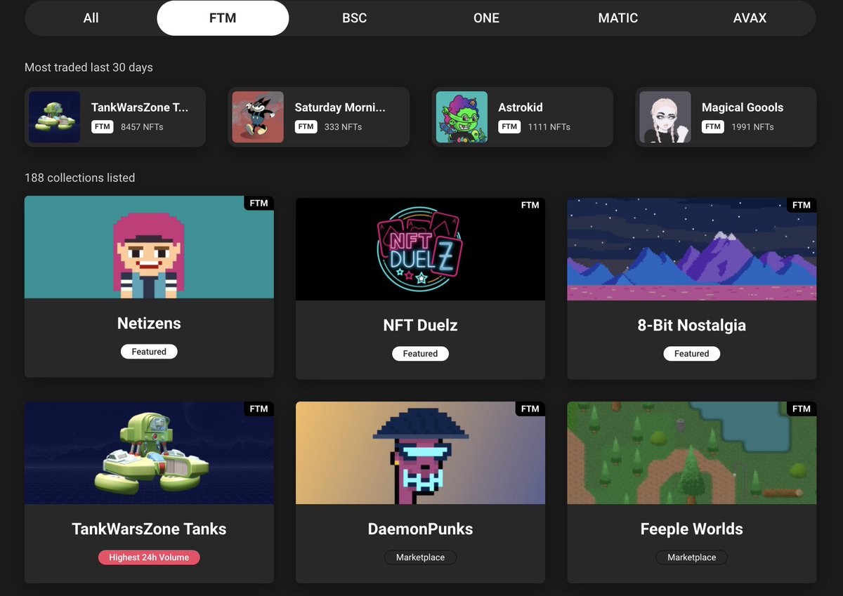 DaemonPunks's tweet photo. Second in 24h volume following last nights release? Probably nothing @NFTKEY πΉπ€
Wonder what happens after we wrap the collection with the 6th and final #DaemonPunk release https://t.co/3G2gvUiKD7