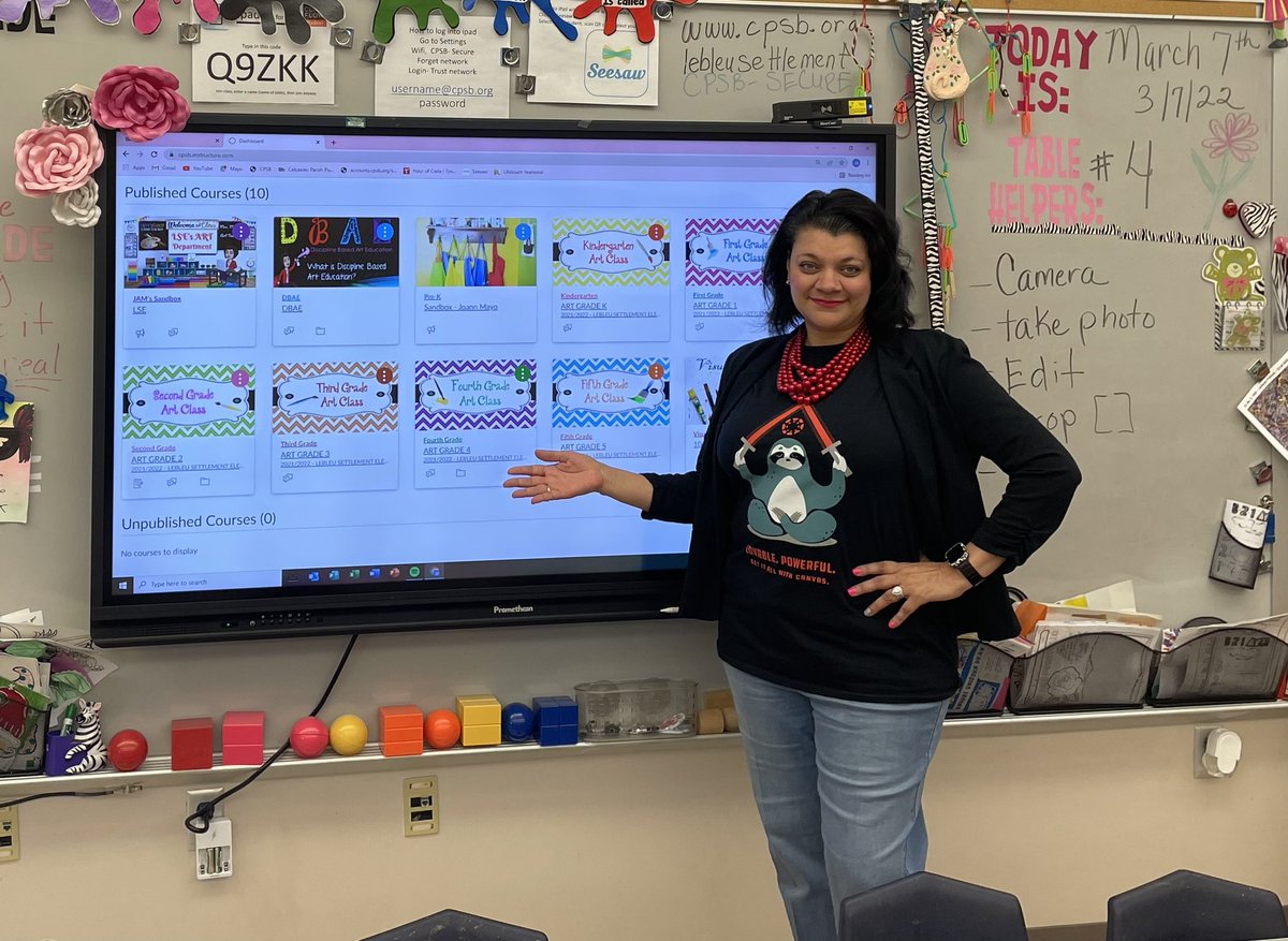 jam4art73's tweet photo. I agree with Canvas slogan. “Lovable, Powerful, get it all with CANVAS” Ready to share on school campus tips and tricks.⁦@CPSB_TTC⁩ ⁦@CanvasLMS⁩ https://t.co/DwHbnCbFRo