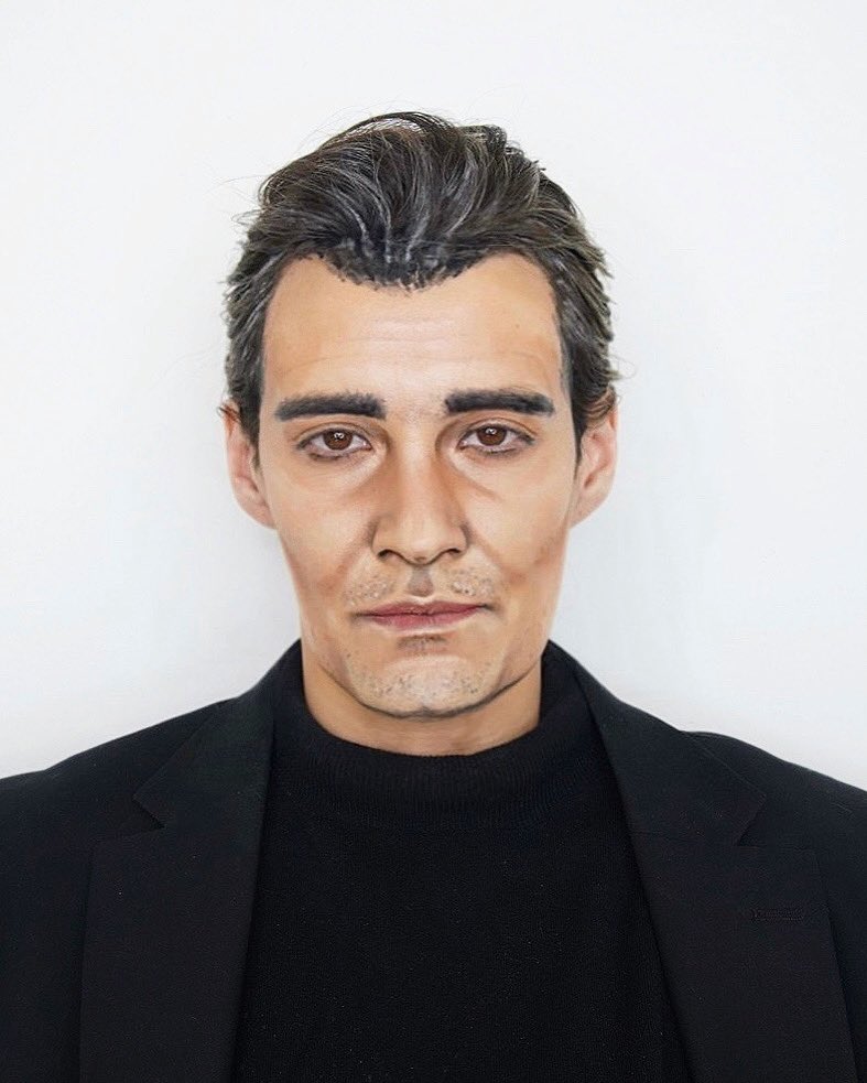 marina_mamic's tweet photo. My #makeuptransformation into the turkish actor @canercindoruk ❤️ #sadakatsız #volkanarslan https://t.co/haZH1cIHPD