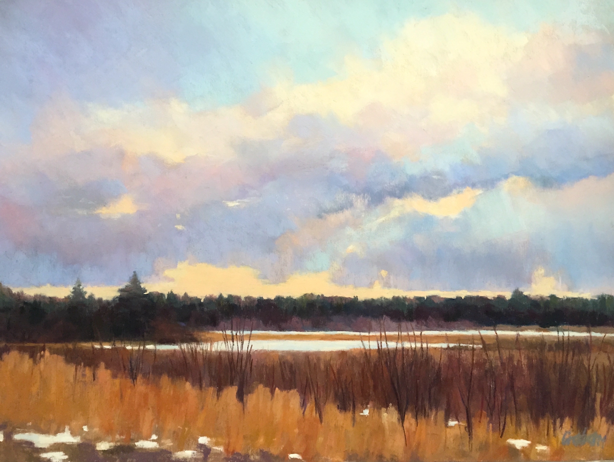 During March, we'll be hanging on to the delicate colors of Denise Graham's works, as seen in 'Morning Light'.  Her vibrant works are a promise that spring will soon give life to our gray landscapes.

To see more of Denise's work, please visit:
ssac.org/gaSpotlight.asp