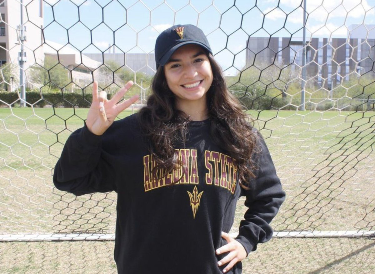She's a Sun Devil 🔱⚽️ Congratulations Liv on your commitment to Arizona State University!  Your Bruin Family is very proud of you 🔥🏆👊 <a href="/SunDevilSoccer/">Sun Devil Soccer</a> <a href="/562sports/">The562.org</a> <a href="/woodyatlbwilson/">woodyatlbwilson</a> <a href="/BeachVarsity/">Long Beach Varsity</a>