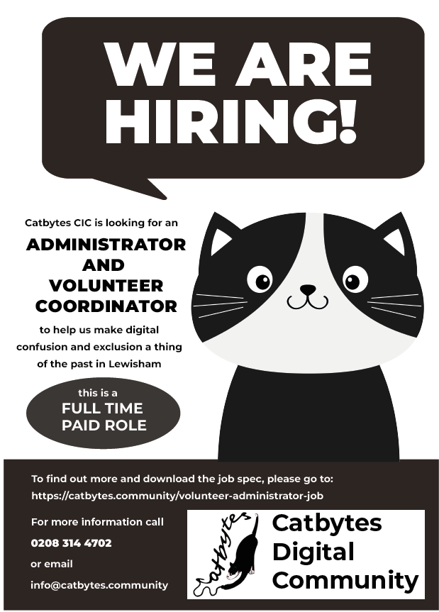 New Job Opportunity! | Catbytes catbytes.community/volunteer-admi…
