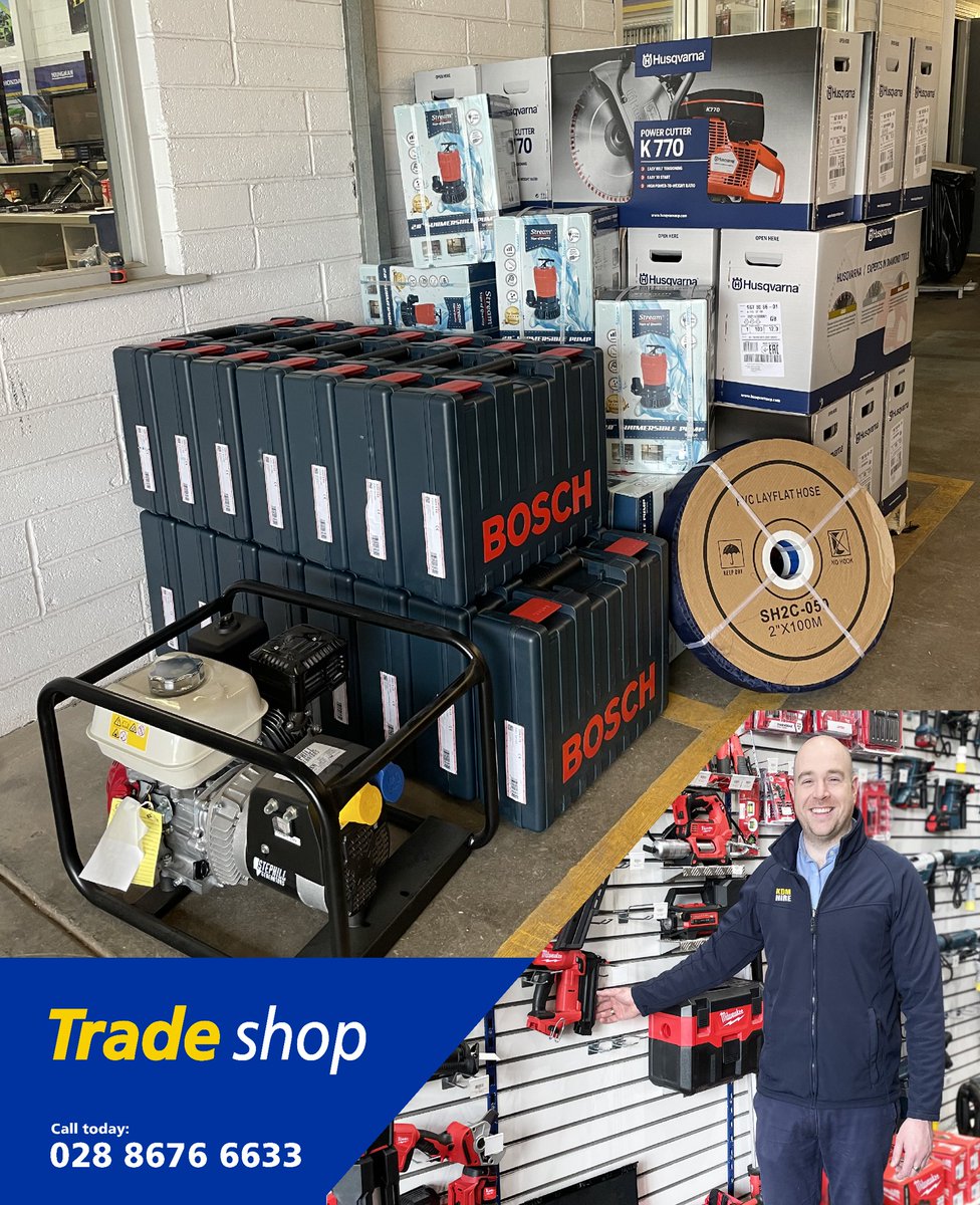 kdm_hire's tweet image. A load of kit recently purchased by a happy customer from our Trade Shop. 
If you need tools, consumables or equipment give our shop manager Paul a call today…

𝗖𝗼𝗼𝗸𝘀𝘁𝗼𝘄𝗻 | 𝗠𝗮𝗹𝗹𝘂𝘀𝗸 | 𝗖𝗮𝘀𝘁𝗹𝗲𝗿𝗲𝗮𝗴𝗵 
𝗖𝗮𝗹𝗹 𝘂𝘀 𝗼𝗻: 𝟬𝟮𝟴 𝟴𝟲𝟳𝟲 𝟲𝟲𝟯𝟯
#kdmhire