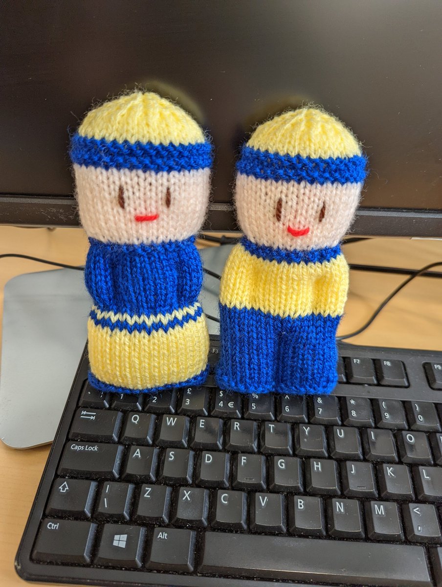 The Cheshire CARES team have been collecting supplies for Ukraine in support of the Polish Integration Support Centre. The knitters of the office have been knitting these trauma teddies over the weekend, how amazing are these?