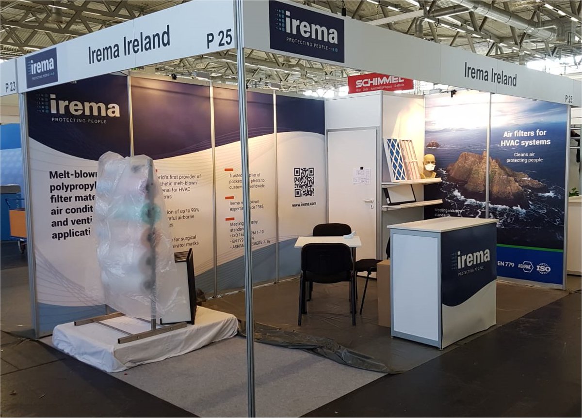 IremaIreland's tweet image. All set up for  #Filtech Just the finishing touches left. #Filtech22