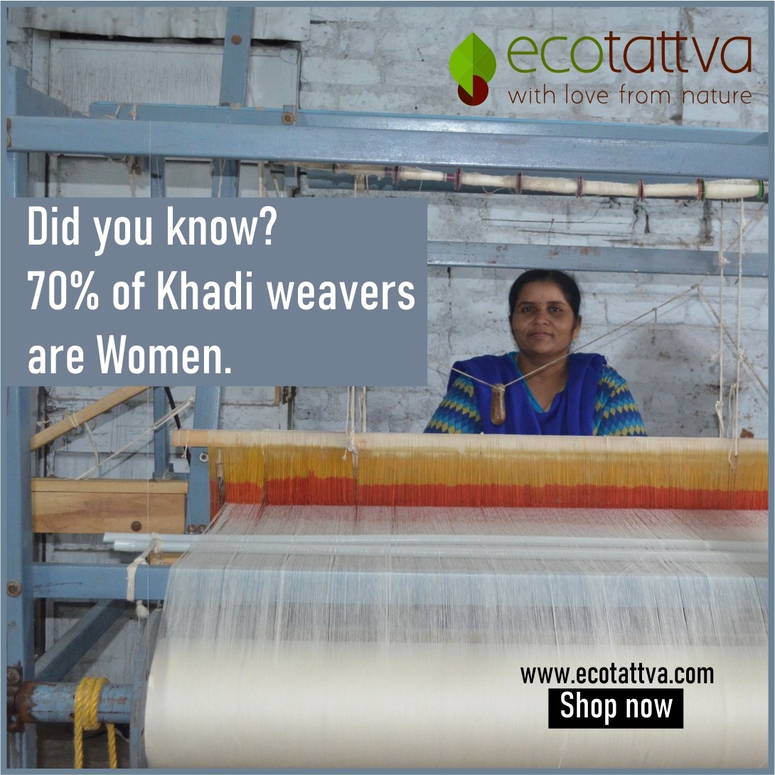 ecotattva's tweet photo. Women, their skill and hardwork, are the 
backbone of the khadi industry. 
Choose khadi today to make a difference to the 
lives of these phenomenal women.
Visit https://t.co/8Mt5m8oRRX for a wide collection of 
pure khadi cotton apparels.

https://t.co/tBZq3JX6Cc

#WearSwadesi https://t.co/3aBk6MsyUI