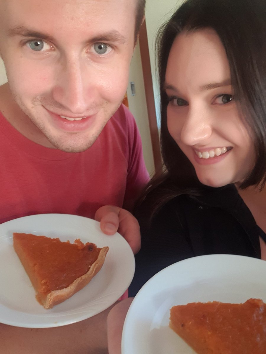 DommyyJ's tweet photo. Got #theadventurechallenge for us; really enjoyed the first challenge! We plan to make making pies together a more frequent activity after discovering we could do it with one person blindfolded 😜 we chose sweet potato cake for this one, which was an adventure for me in itself! https://t.co/HIliCOHU7h