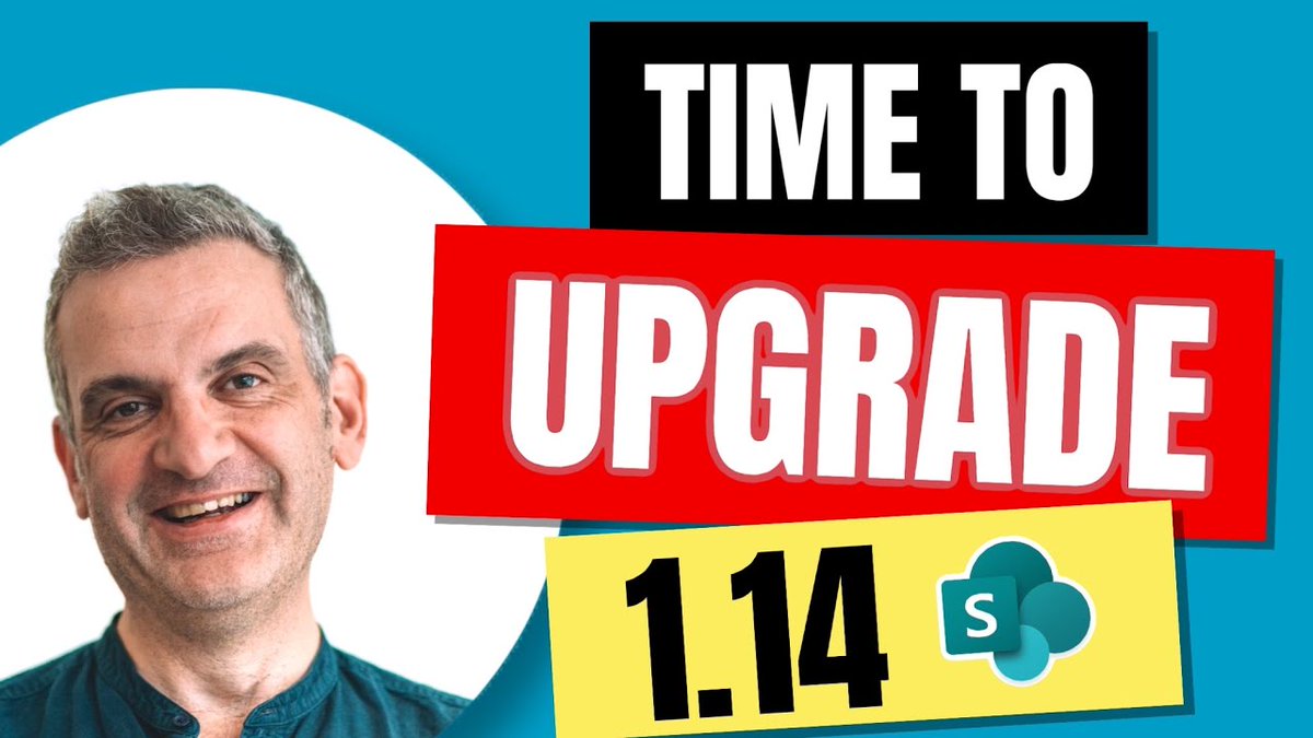 robertsdevtalk's tweet photo. New Video available. Today I talk about how to upgrade your projects to the new 1.14 version.

https://t.co/6O8cGC2SIl

 #spfx #sharepoint #sharepointframework https://t.co/oJy605YLpe