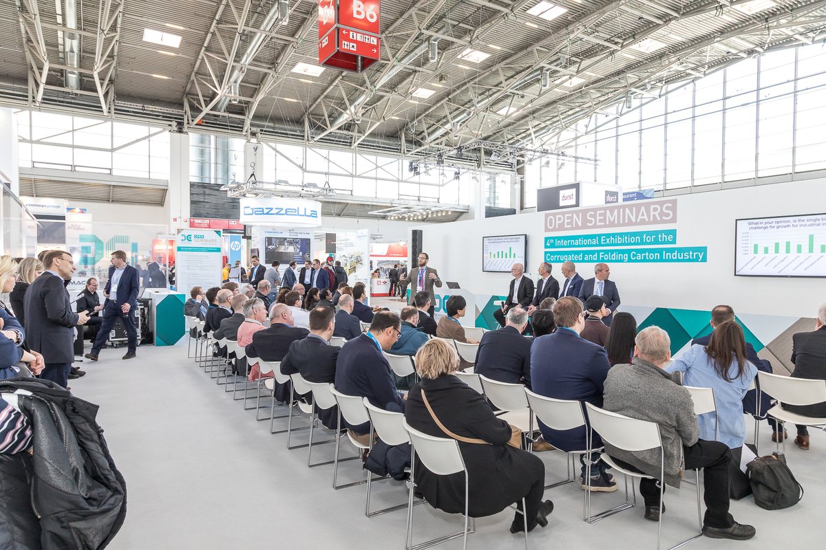 CCE_Intl's tweet photo. #CCEInternational proposes once again open seminars throughout all #exhibition days, covering the latest trends and developments in the #corrugated and cartonboard industry 🔎 

Have a look at the full programme ➡️ https://t.co/zd09uQMDfU https://t.co/y8OP0TtjvO