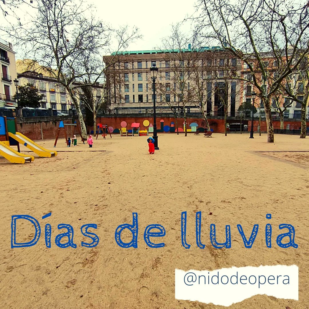 NidodeOpera's tweet photo. 🌧️Los días de LUVIA tienen su magia particular. Son días diferentes pq nos ponemos ropa especial:
👖pantalón de lluvia, 
🧥chubasquero, 
🥾botas de agua.

☔ A vosotr@s, ¿OS GUSTA SALIR LOS DÍAS DE LLUVIA A JUGAR!? 
#lluvia #invierno #MadridCentro #Madrid #Madridconniños https://t.co/7cNxLo4BBq