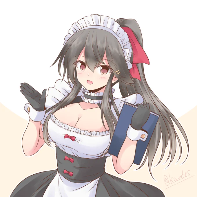 「オススメは、えっと…全部です♪」
#艦これ版深夜の真剣お絵描き60分一本勝負
#艦これ版真剣お絵描き60分一本勝負_20220307
#艦これ #榛名
メイドポニテ榛名がお出迎え 