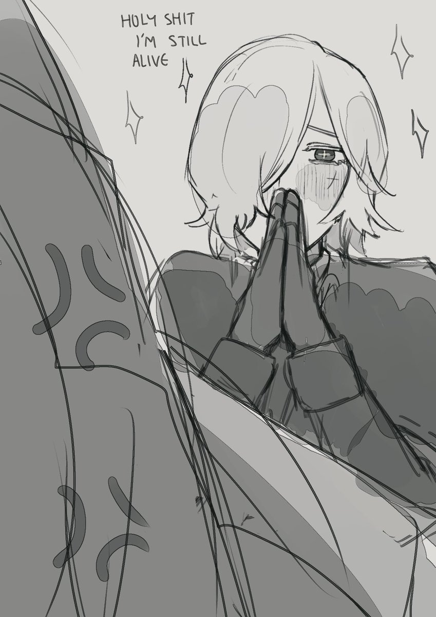 Gameplay doodle
I was trying to clear Andrew's deductions but in my quest to do so, I feel my patience tested so much HAHA
Maybe cuz I don't have to interact with others much using other charas but ohmygod and she just ran off once I was downed _(┐「ε:)_