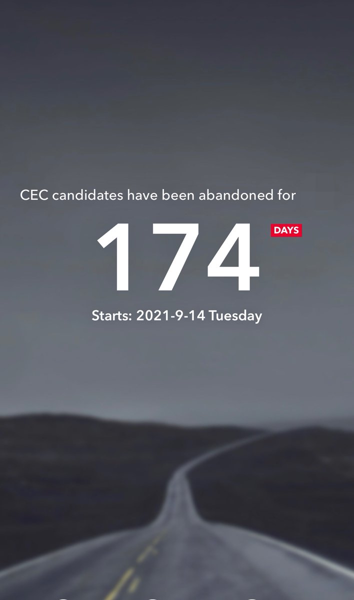 PGWP holders are running out of status due to no CEC draws. Please resume the #CEC draws ASAP! We have been waiting for so long time. 
<a href="/SeanFraserMP/">Sean Fraser</a> 
<a href="/CitImmCanada/">IRCC</a> 
<a href="/JustinTrudeau/">Justin Trudeau</a>