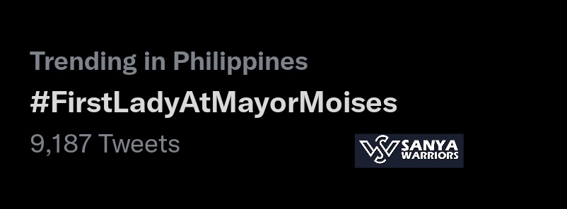 SanyaWarriors's tweet photo. Eeeehhh malapit na mag 9,187 tweet na
#FirstLadyAtMayorMoises @sanya_lopez @akosi_LA @JojoNones @GMADrama https://t.co/3Ga7LLRe5N