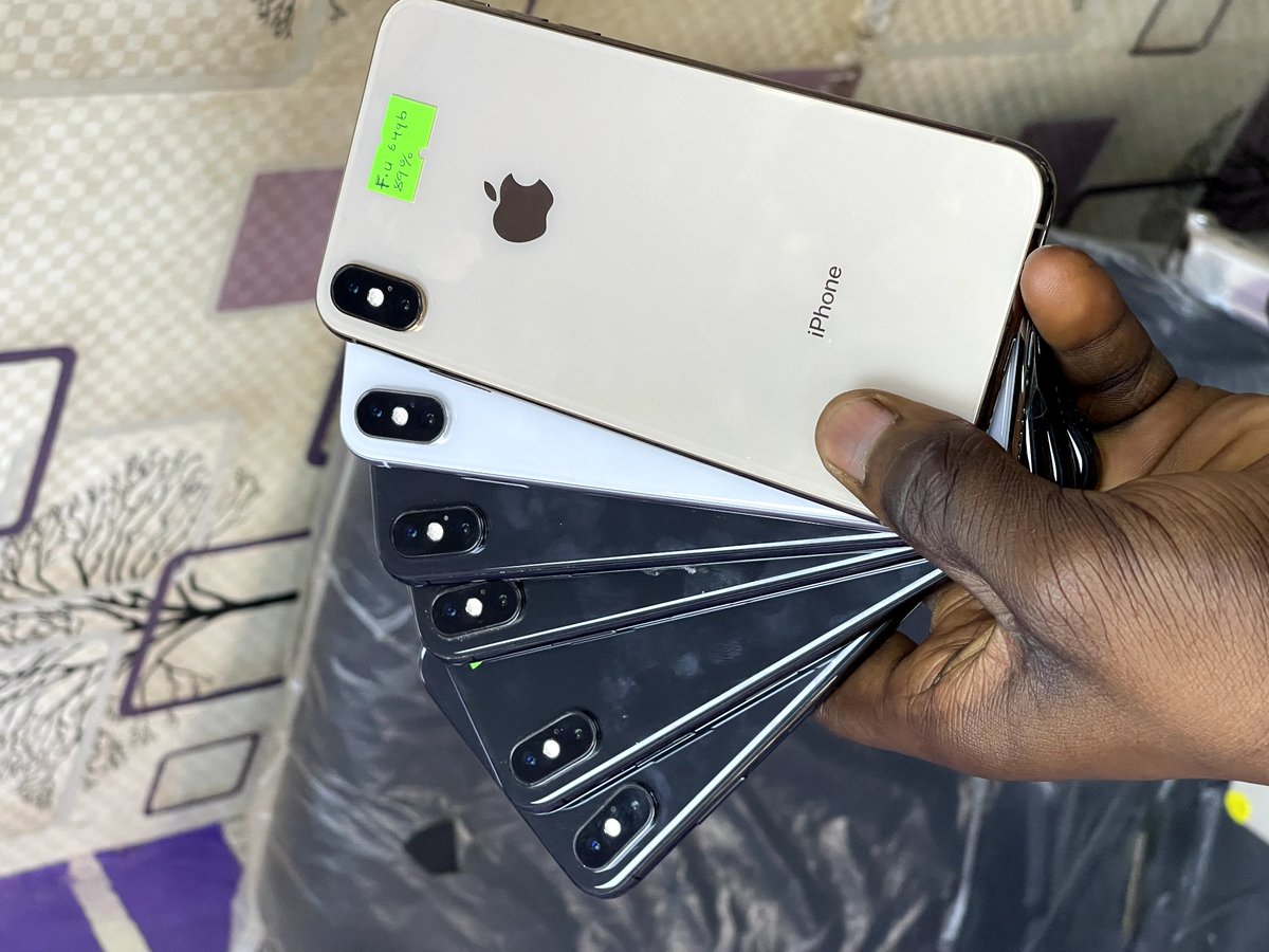 Denis4ward_Tech's tweet photo. Happy new week to all our customers, we are here to give you the best phone deals in town, has always.

Check out this neat iPhone X Max 👇

We have it available in 

64GB for 227k 
256GB for 247k

All functionalities intact 😉✅
#Bamise #26thofmarch #portable https://t.co/m1VwLK4dsi