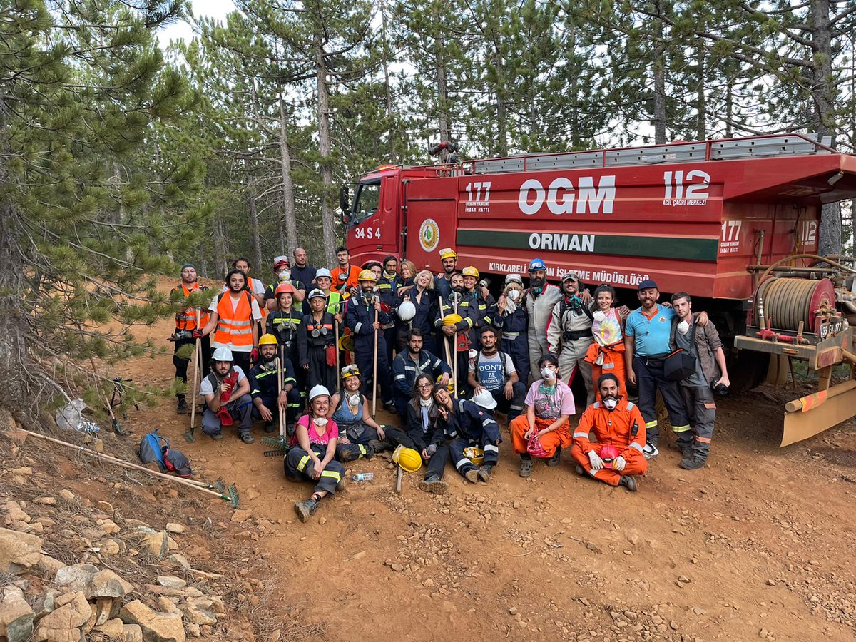 After the fire in Köyceğiz started in scrubland before spreading to a large forest on July 29. Supported by our friends and family, we quickly prepared our caravans and camper vans to help firefighters and villagers in need.

#Forestfires #ANKA