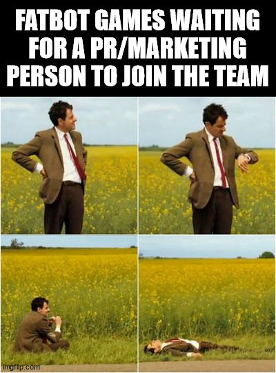 FatbotGames's tweet photo. Are you an experienced pro or an enthusiastic beginner in videogame PR and marketing? Do you think you can help us with our next game’s announcement and visibility? Send us a PM with some info about you and let’s talk! #indiegame #videogamepr #videogamepromo #videogamemarketing https://t.co/R6KE0cTohb