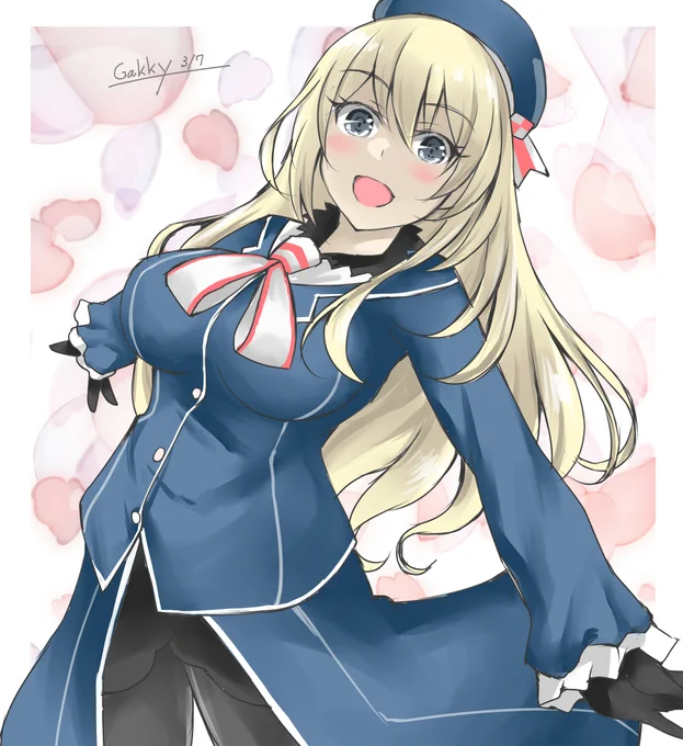 #艦これ版真剣お絵描き60分一本勝負_20220307
#艦これ版深夜の真剣お絵描き60分一本勝負 
ぱんぱかぱーん!! 