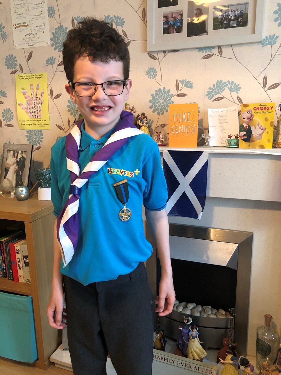 ScoutsScotland's tweet photo. A big cheer for Shaun! 👏

Shaun has received an invitation to Windsor Castle for receiving the Meritorious Conduct award! 

At the age of 9, Shaun showed great courage and initiative when he called an ambulance for his mum when she had an epileptic seizure. 

Well done Shaun! https://t.co/mnee6JOEhK