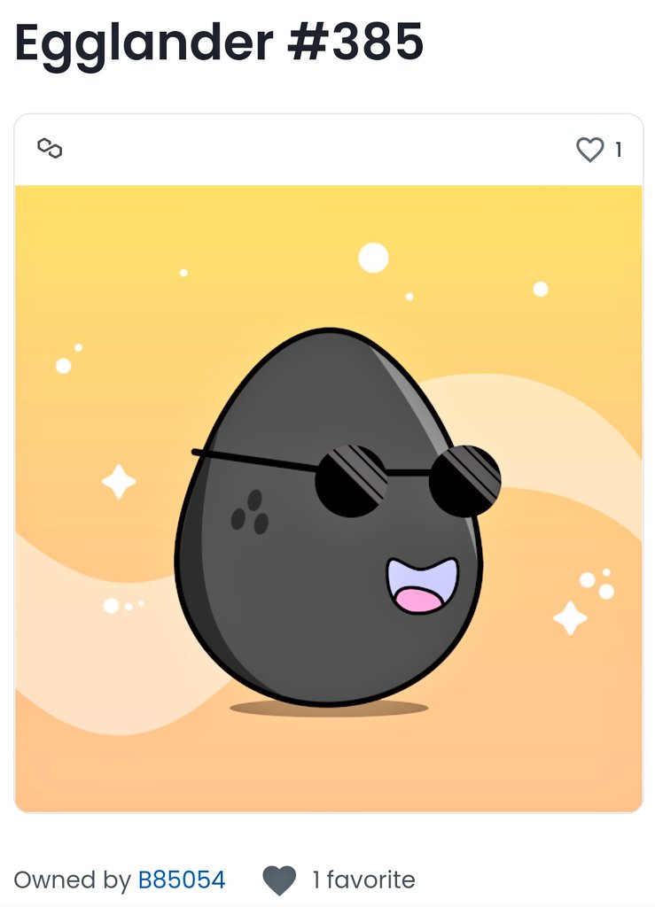 EgglandOfficial's tweet photo. 🎉Congratulations @EGGpecialista
You have just won the Egglander #385 #NFT.

Please maintain the floor price of 1 #ETH in your opensea listing

If anyone RETWEET like and follow 
@EgglandOfficial

#NFTGiveaway #NFTs #NFTshill #NFTProject #NFTCommunitys #shill https://t.co/aPAYtYa6DV