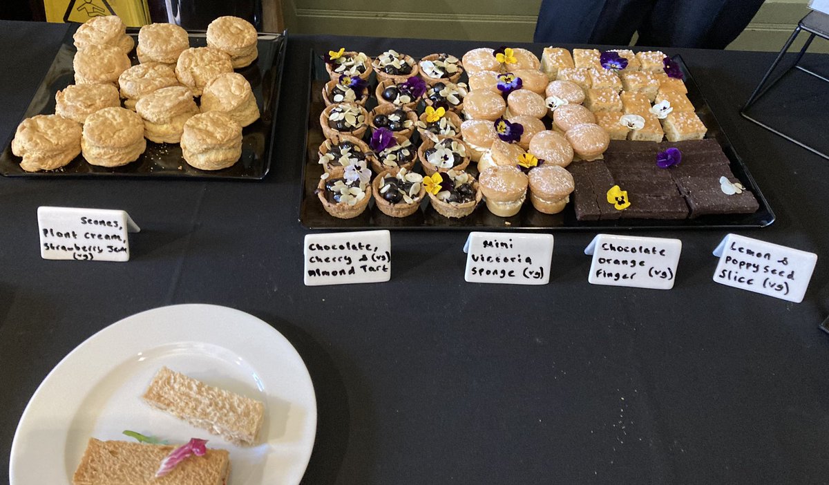 museums_yvonne's tweet photo. Incredible vegan cake spread 🌱 at the @nmdcnews climate conference @WhitworthArt
#ClimateConf https://t.co/obFFxHeMzj