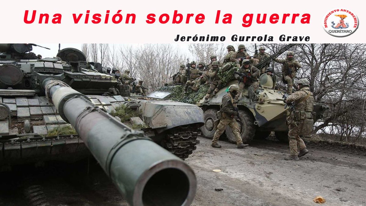 jgurrolag1's tweet photo. Te invito a leer y compartir mi artículo de opinión: “Una visión sobre la guerra”.                        https://t.co/HnUN6RUiaz https://t.co/AOzysHjGAY
