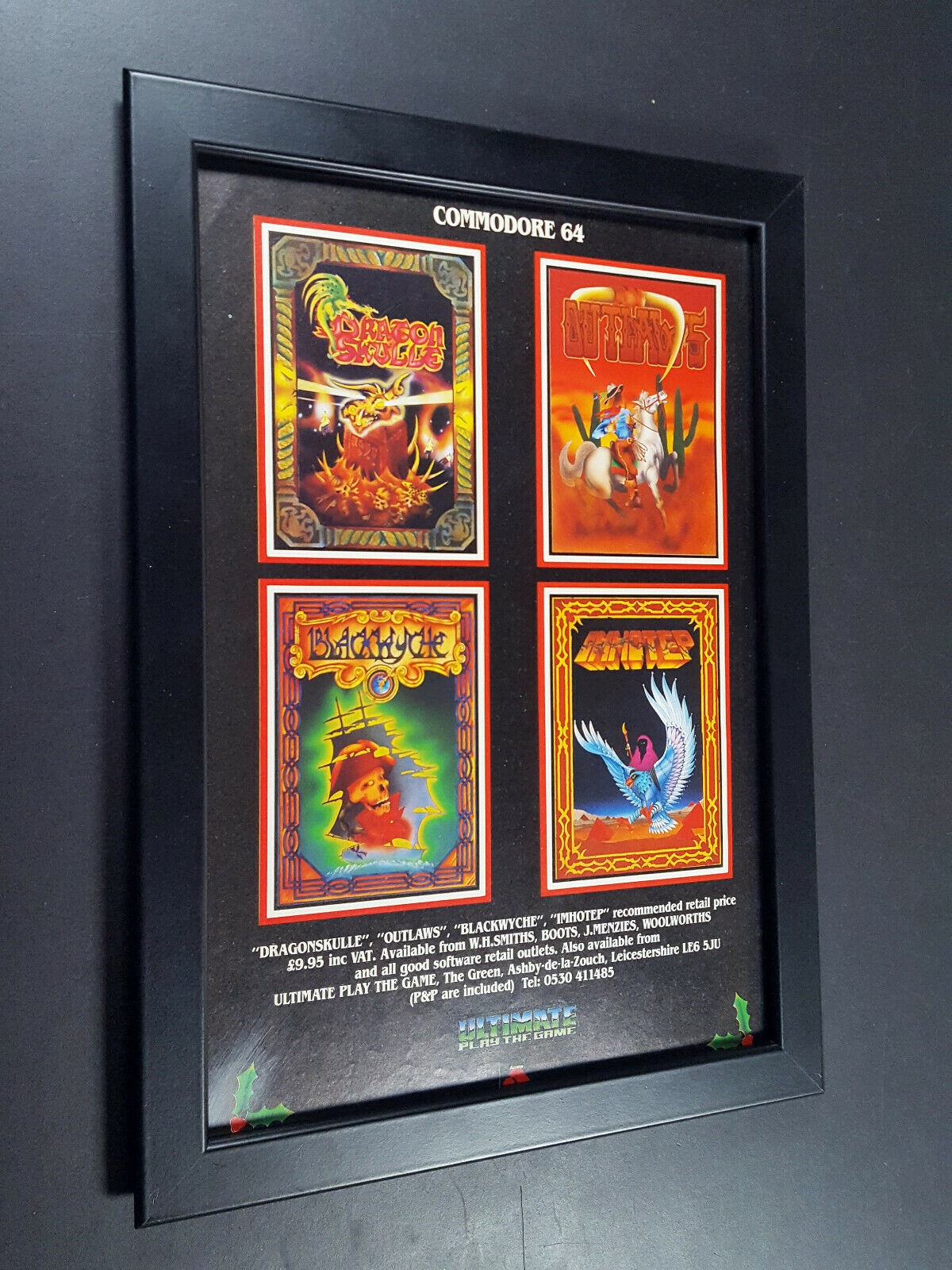 retronrare.com on Twitter: "Ultimate Play the Game #Blackwyche #Dragon  #Skulle C64 #Original Old #Retro Poster Ad as seen on  https://t.co/eGDv23HoT5 Discover more @ https://t.co/OYtgnSCbqK #gameposter  #retronrare #retrogames #retrogaming #retrogamer ...