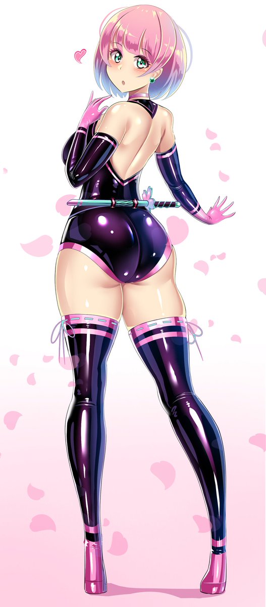 Nada mejor que llegar a casa tras un duro día, quitarse la ropa, y ponerse algo cómodo~

Como un bonito leotard de látex