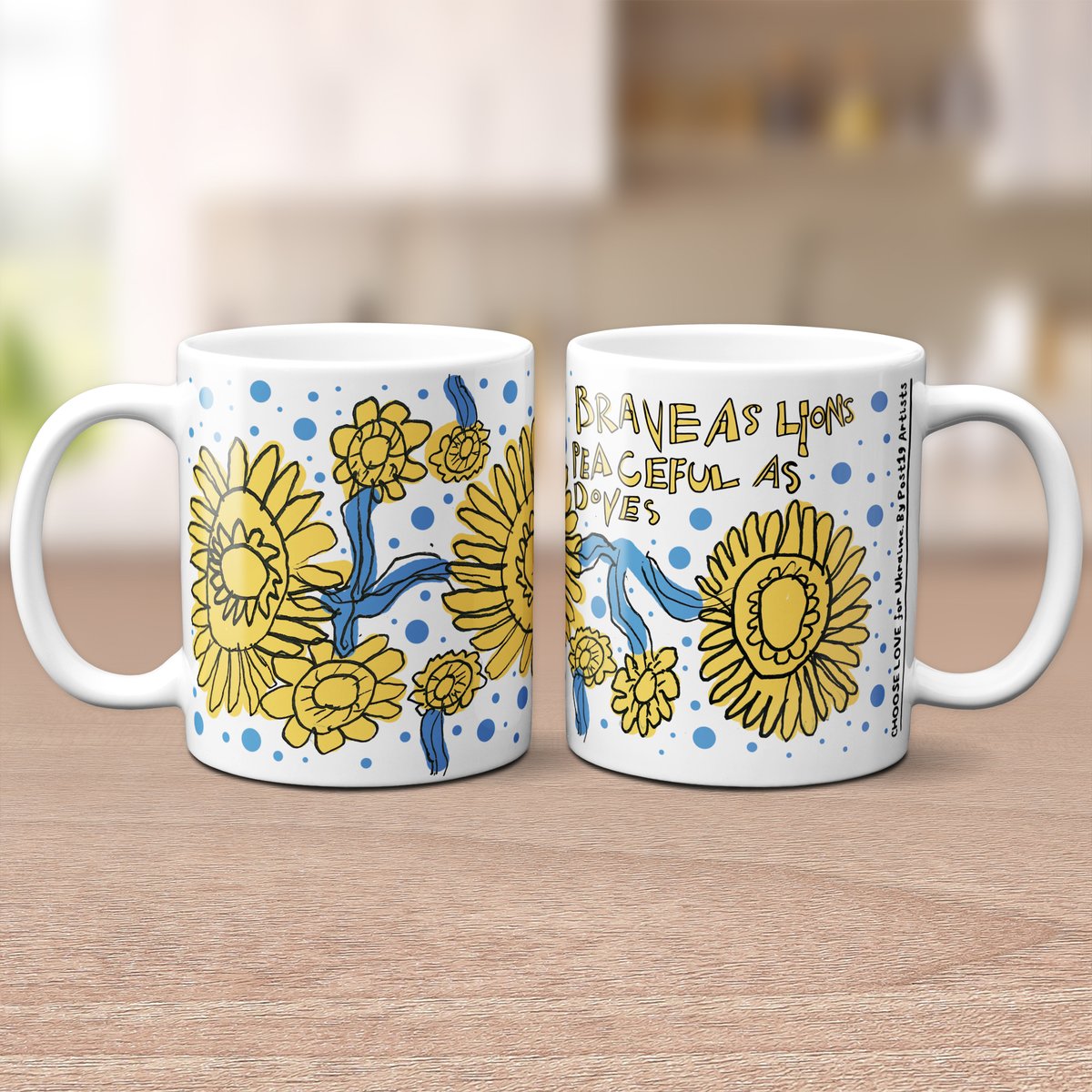Have you seen our amazing "brave as lions, peaceful as doves" mugs, created to raise money for Ukranian refugees? All profits from these beauties - designed by our young adults with disabilities will go to #ChooseLove 
enterprise19.co.uk/products/choos…