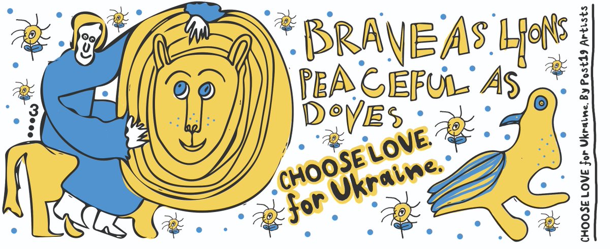 Have you seen our amazing "brave as lions, peaceful as doves" mugs, created to raise money for Ukranian refugees? All profits from these beauties - designed by our young adults with disabilities will go to #ChooseLove 
enterprise19.co.uk/products/choos…