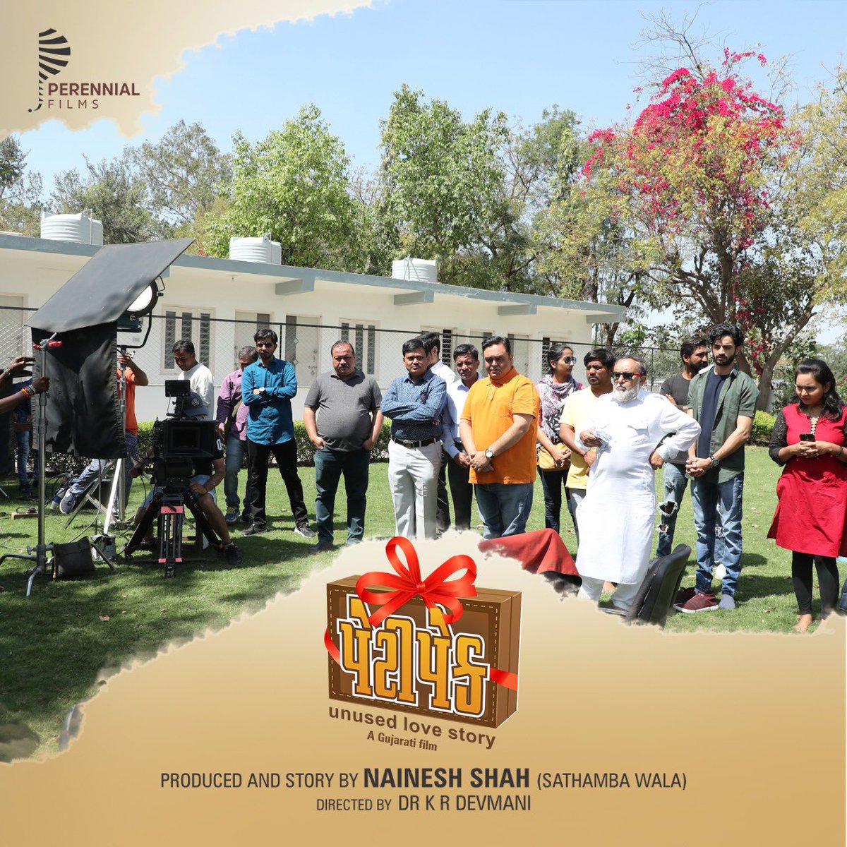 PDhollywood's tweet photo. Behind The Scenes from our upcoming Gujarati film Petipack. Bringing you some glimpse of the hard work and dedication that our team puts in.
#PerennialFilms #Petipack #NaineshShah #Dhvanit #MonalGajjar #BehindTheScenes https://t.co/Tn4lq2fZY3