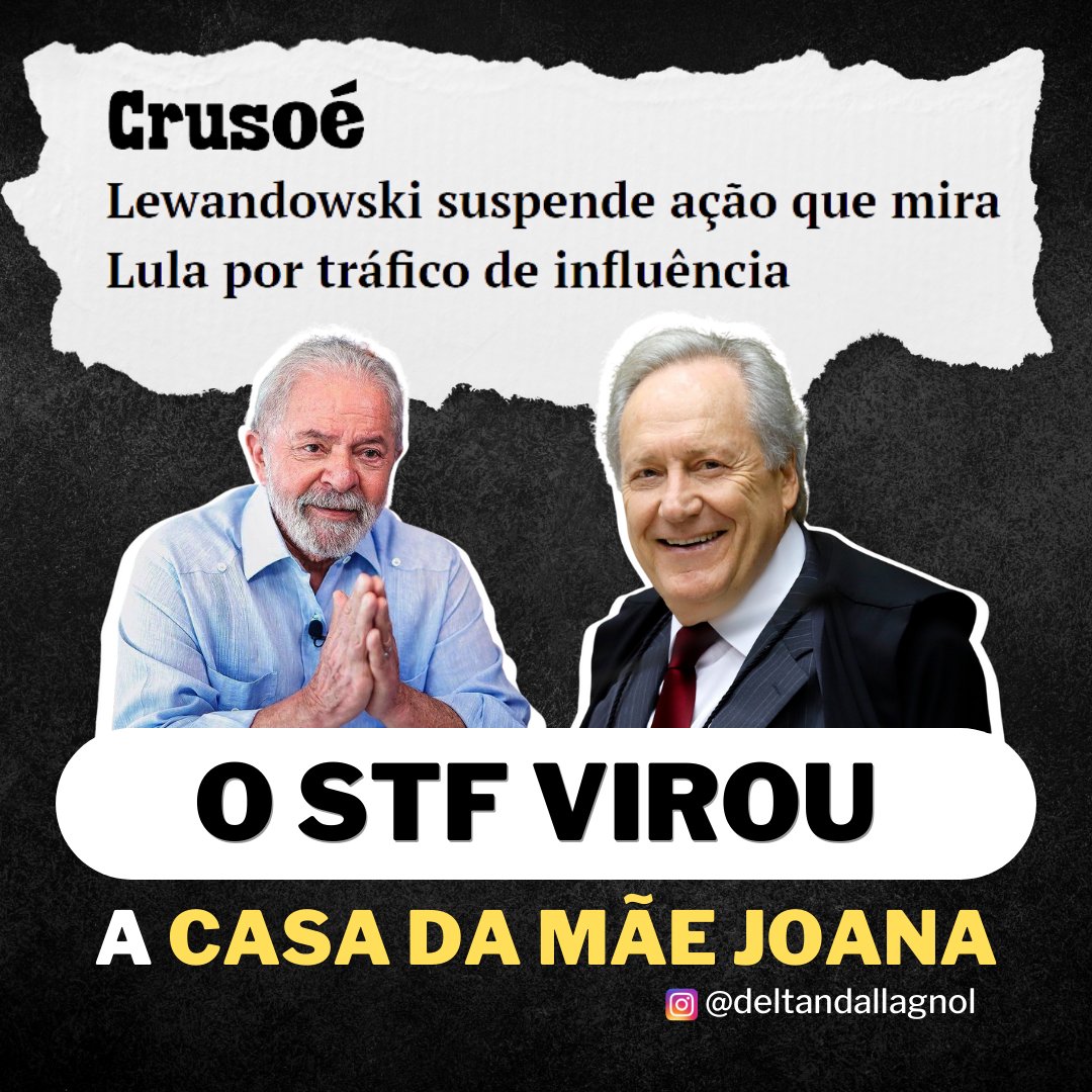 deltanmd's tweet photo. O STF virou a casa da mãe Joana. Você concorda? O que é o STF para você?

Me conta nos comentários. https://t.co/eEuTSC8ExM